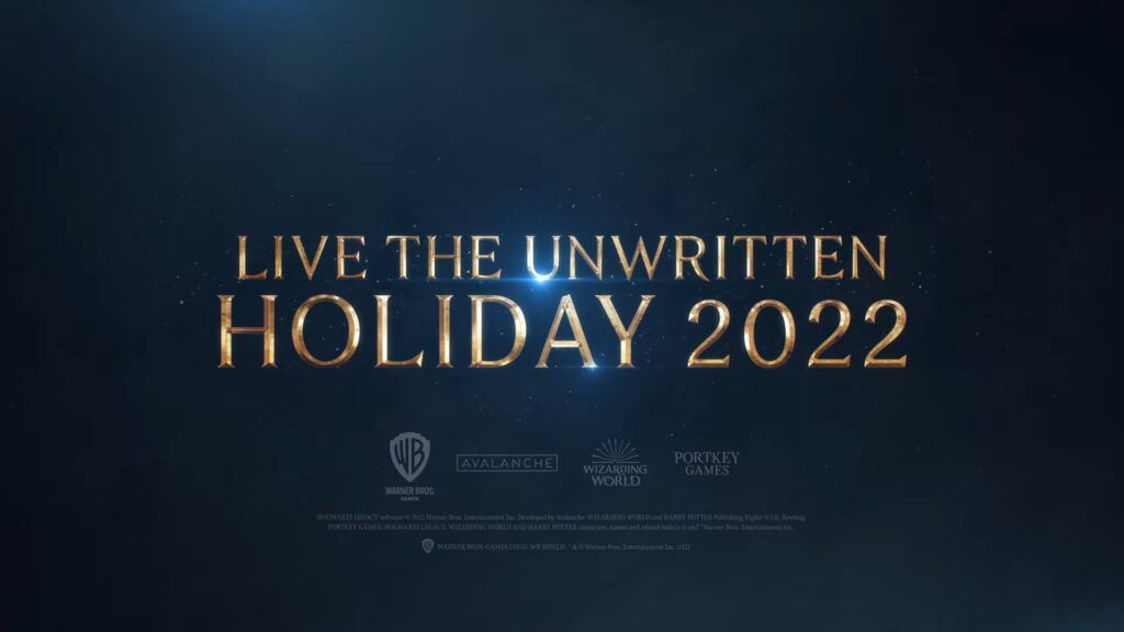 Warner Bros confirmed that Hogwarts Legacy will be released by Christmas 2022.