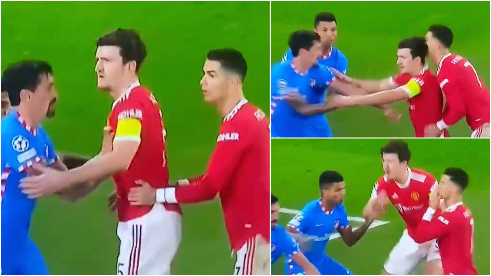 Harry Maguire almost knocking out Ronaldo’s teeth summed up Man Utd’s second half vs Atletico