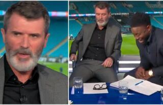 Micah Richards bursts out laughing after Roy Keane lays into Man Utd’s players after 4-1 loss