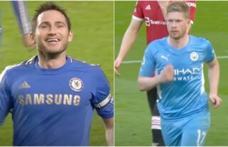 Graphic after Kevin De Bruyne’s masterclass vs Man Utd shows Frank Lampard was next level