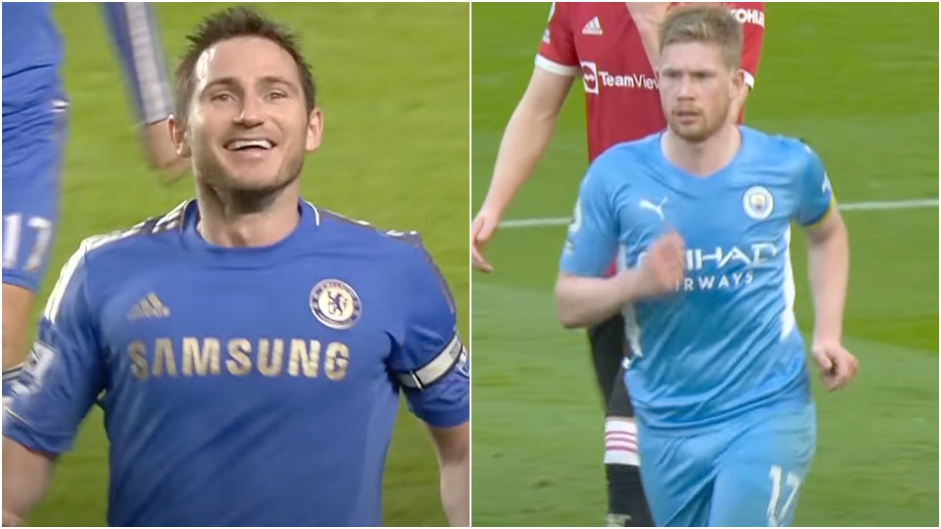 Graphic after Kevin De Bruyne’s masterclass vs Man Utd shows Frank Lampard was next level