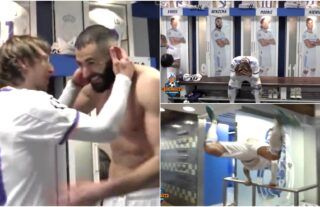 Remarkable footage emerges of Luka Modric in Real Madrid dressing room after 3-1 win vs PSG