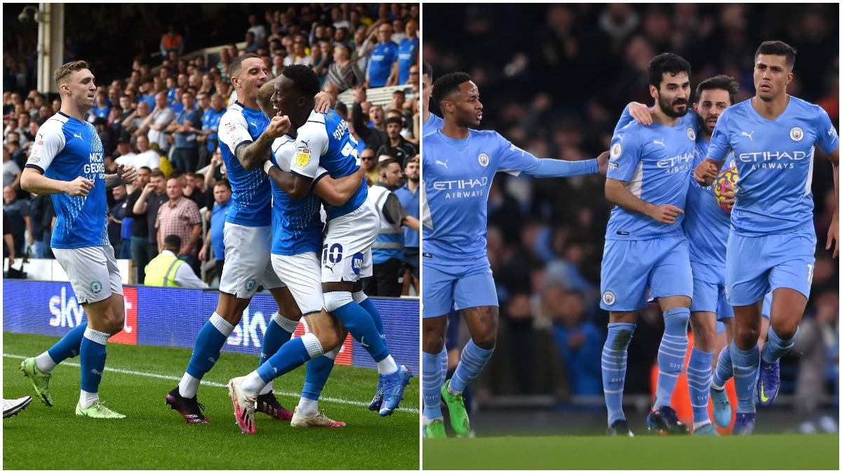 Peterborough United will take on Manchester City in the FA Cup.