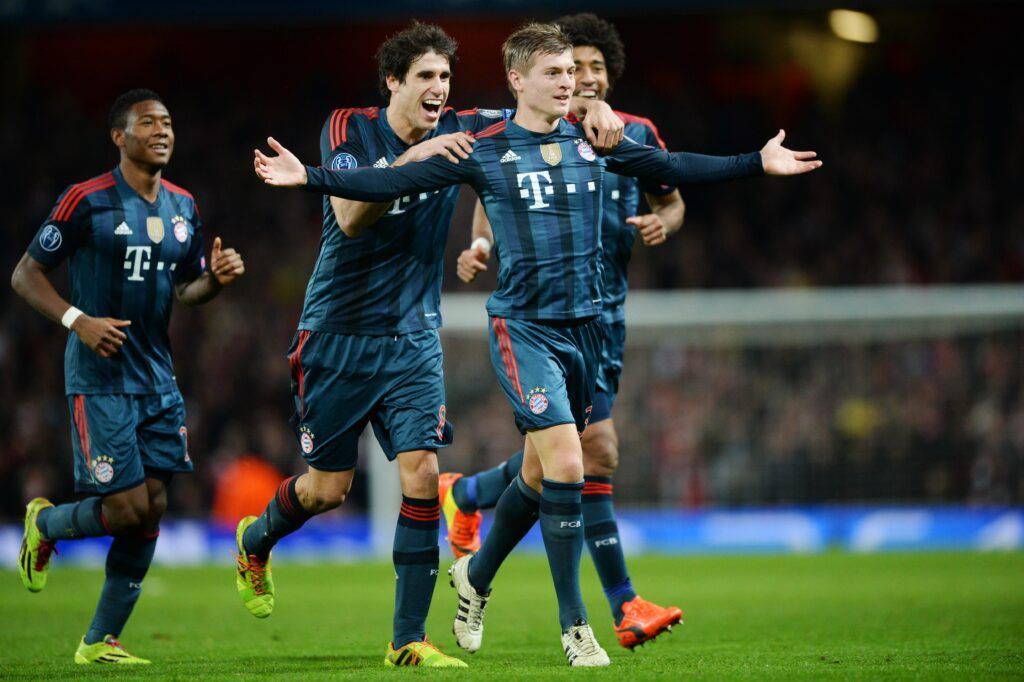 Kroos scores for Bayern.
