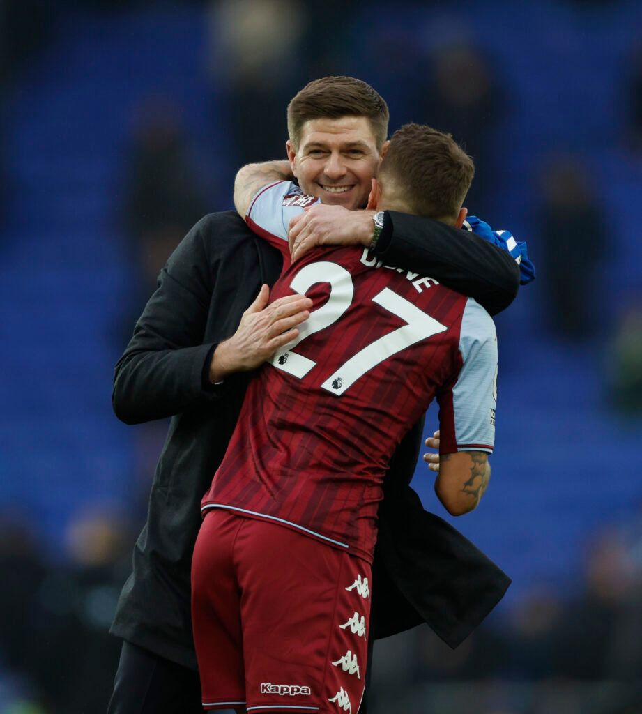 Villa's Digne and Gerrard.