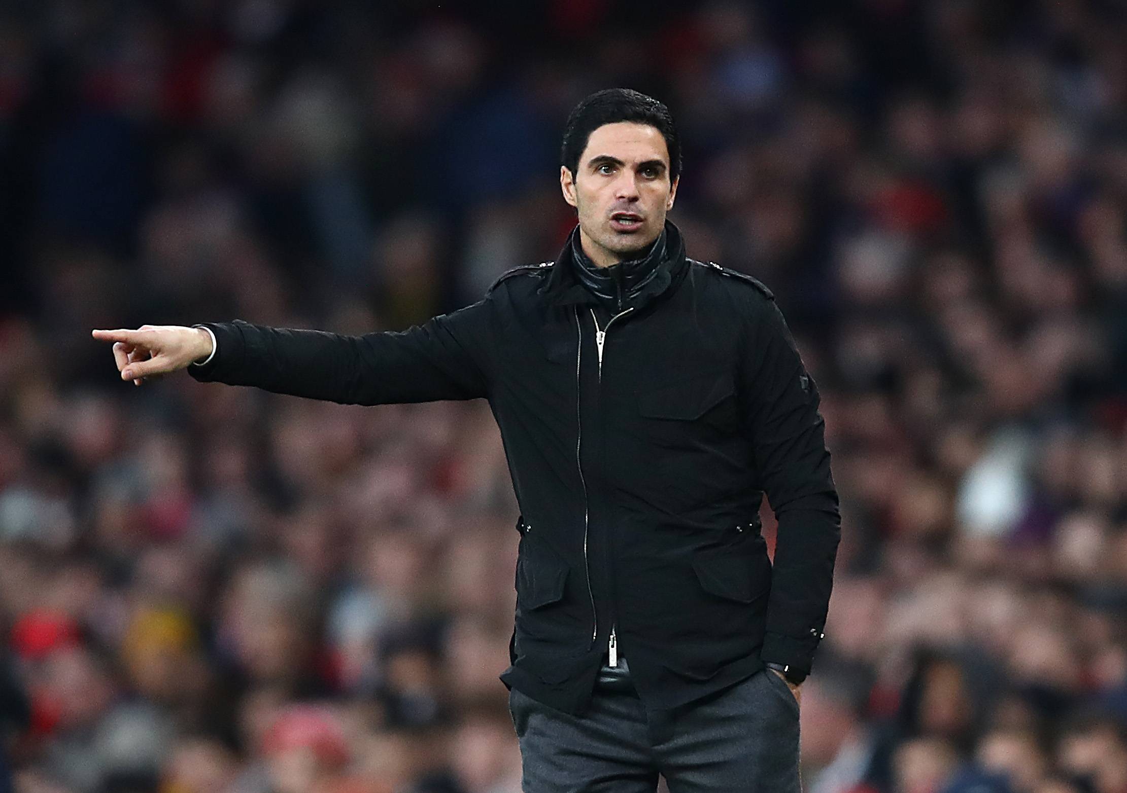 Arsenal manager Mikel Arteta in the Premier League against Chelsea