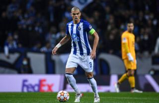 Pepe of FC Porto on the ball