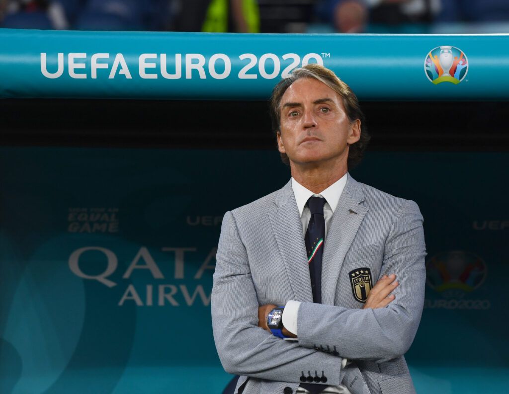 Roberto Mancini at Euro 2020