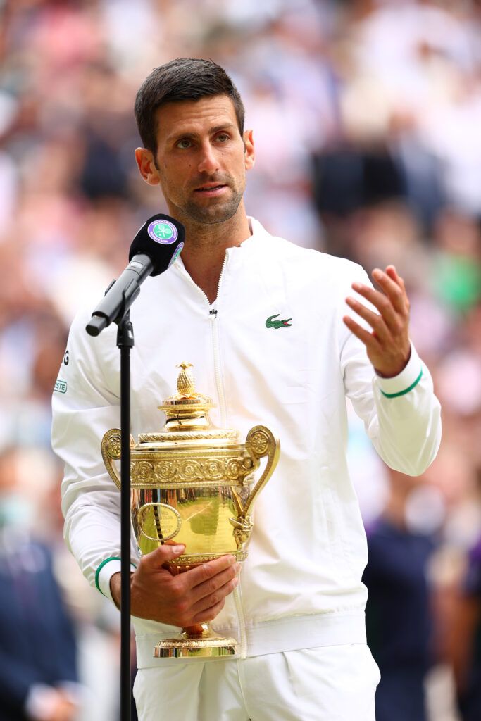 Novak Djokovic is no pleased with Wimbledon's decision