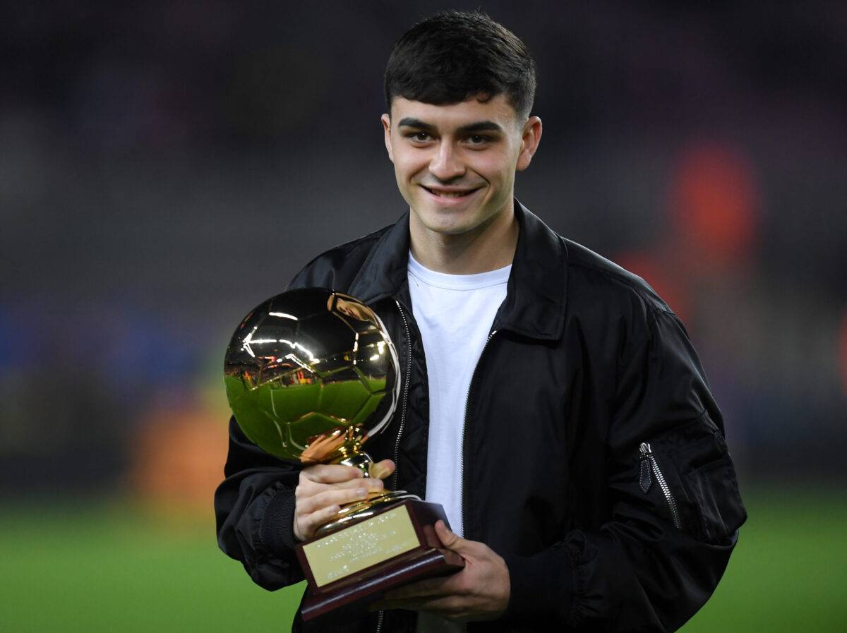 Pedri Barcelona Golden Boy award