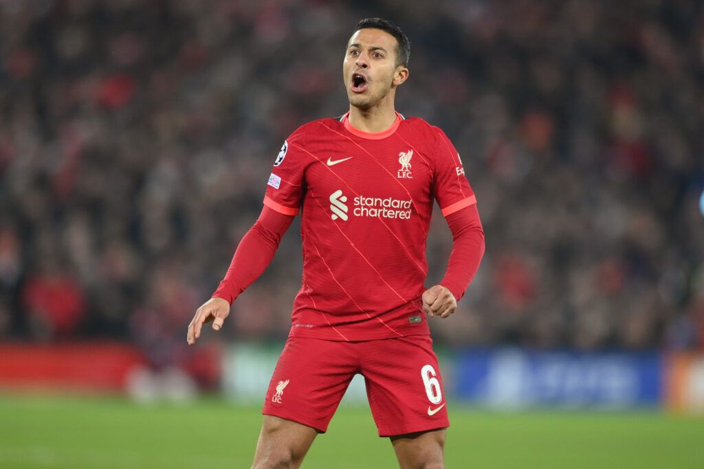 Thiago has been in fine form for Liverpool