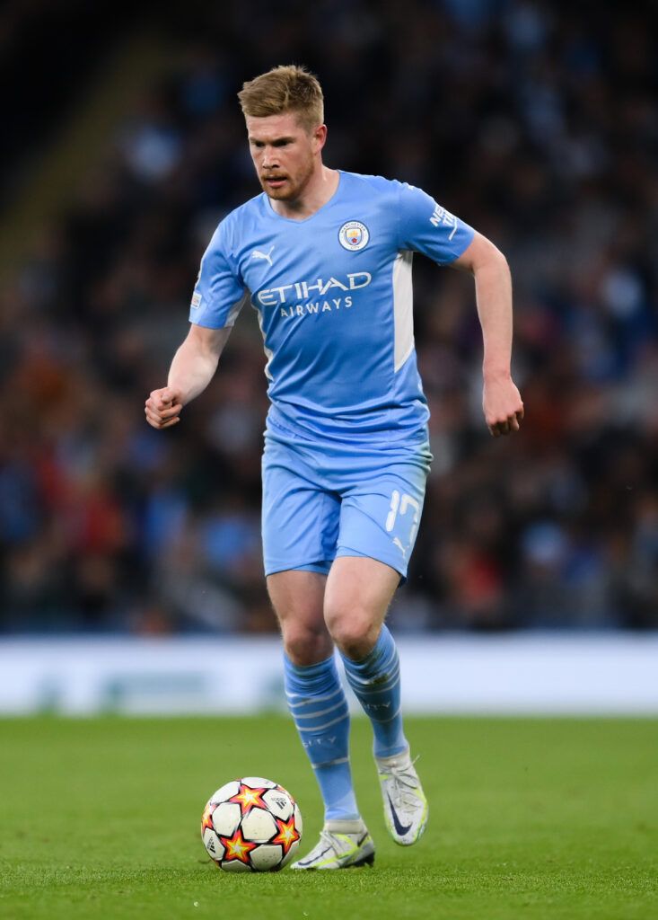 Kevin De Bruyne in action for Manchester City 