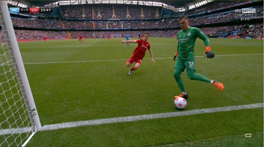 Man City vs Liverpool: Ederson showed ridiculous composure on goal line
