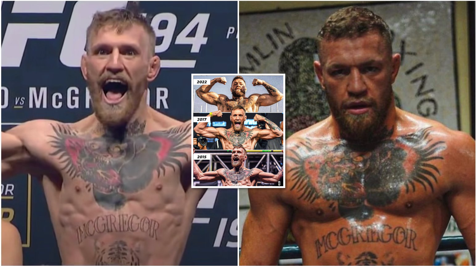 Conor McGregor's body transformation