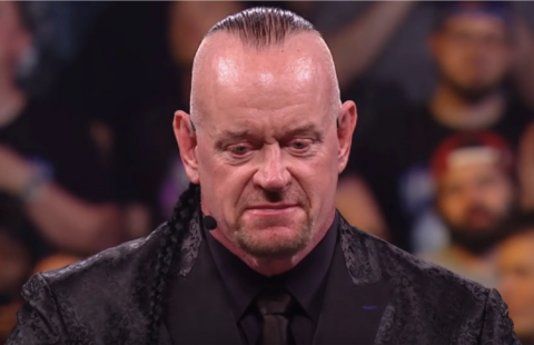 The Undertaker was inducted into the WWE Hall of Fame by Vince McMahon