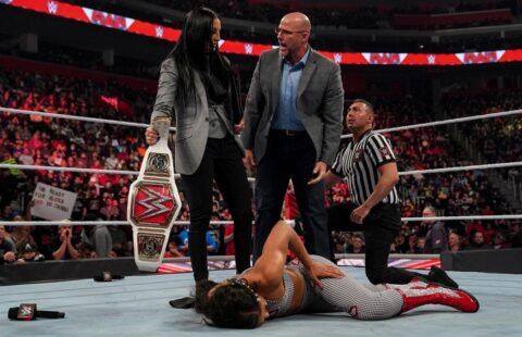 Sonya Deville attacks Bianca Belair on WWE Monday Night Raw