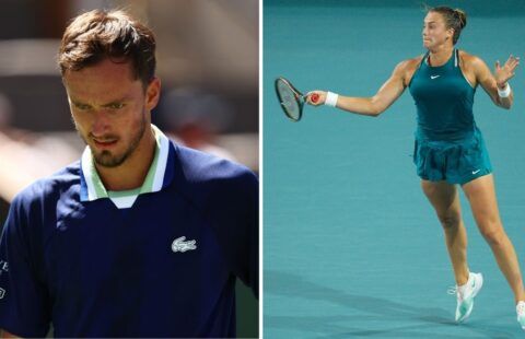 Daniil Medvedev, Aryna Sabalenka among tennis stars set to be banned from Wimbledon