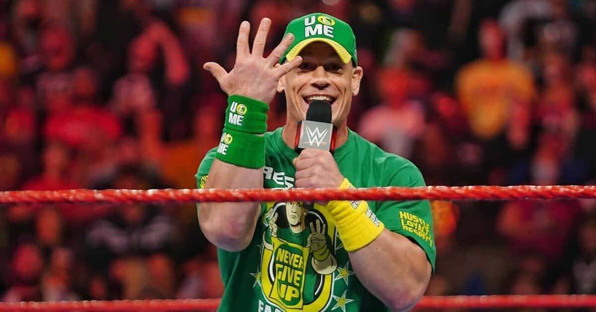 John Cena is not coming back to WWE next month