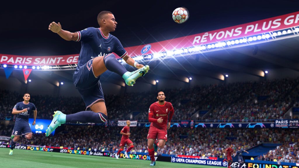 FIFA 22 with Mbappe