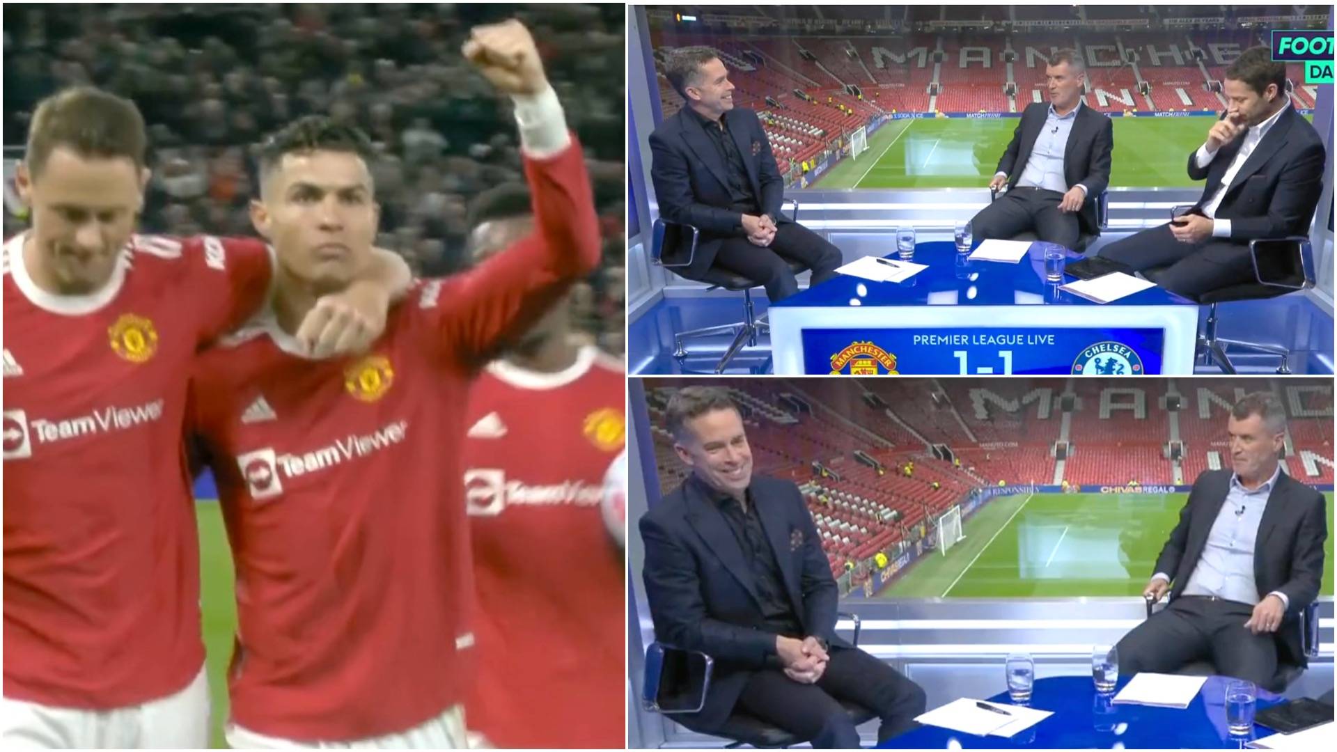 Roy Keane's sarcastic comment about Ronaldo being the problem after Man Utd 1-1 Chelsea is gold