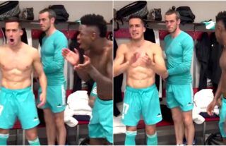 Gareth Bale couldn’t have looked more awkward in dressing room after Sevilla 2-3 Real Madrid