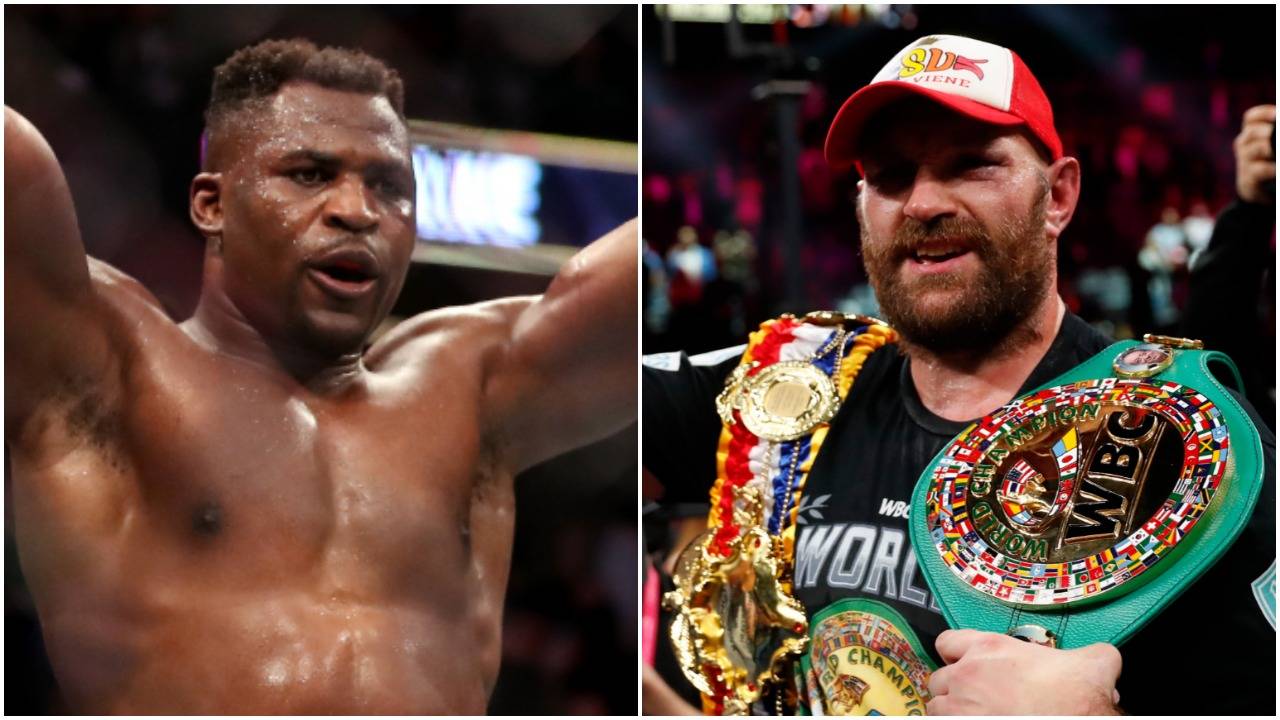 francis-ngannou-tyson-fury-boxing-ring-phone-booth