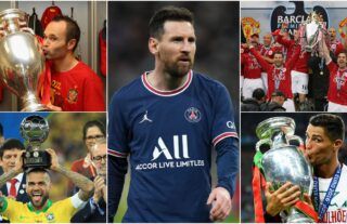 Lionel Messi moves closer to top spot on list of footballers with most trophies in history