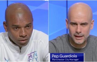 Pep Guardiola’s shocked reaction after being told Fernandinho plans to leave Man City