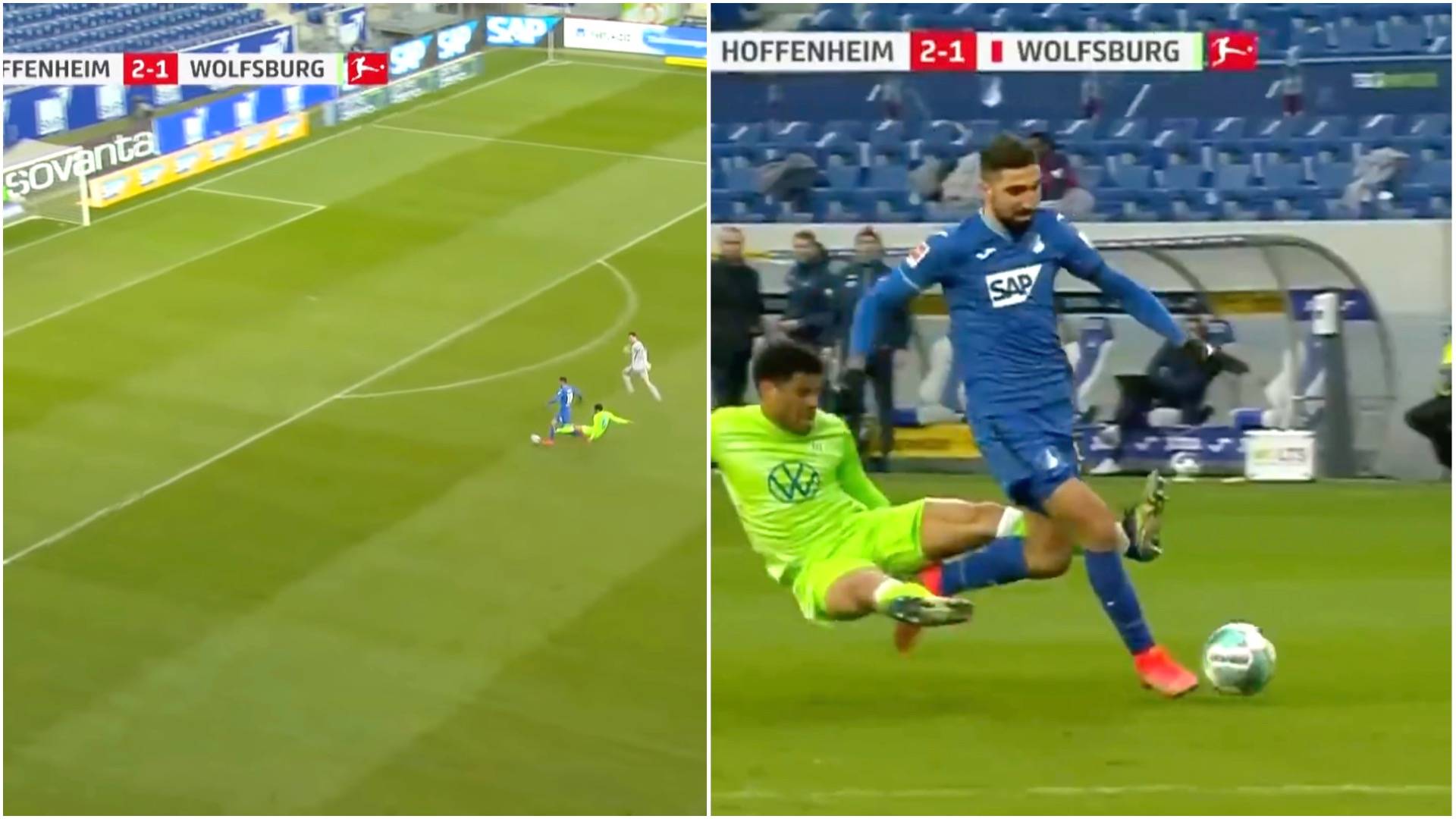 Wolfsburg defender is responsible for arguably football’s most cynical and savage red card tackle