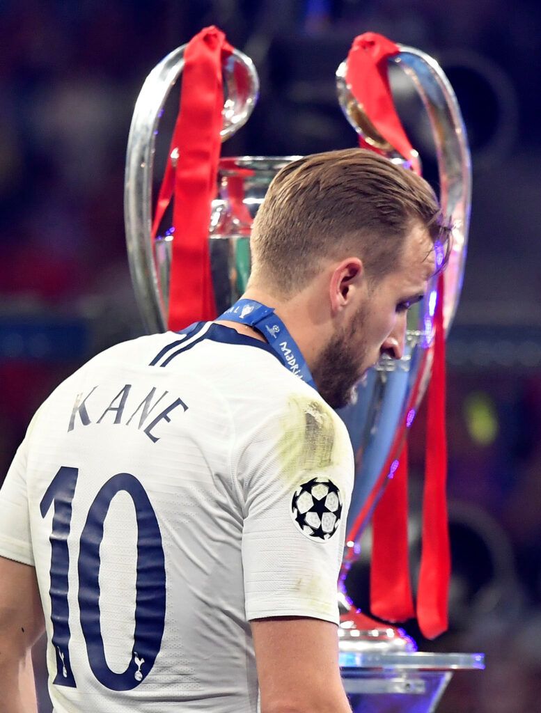 Kane in the Champions League final.