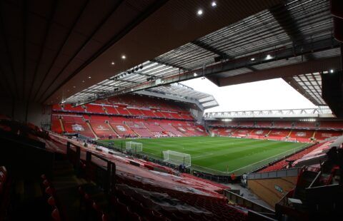 Liverpool play at Anfield.
