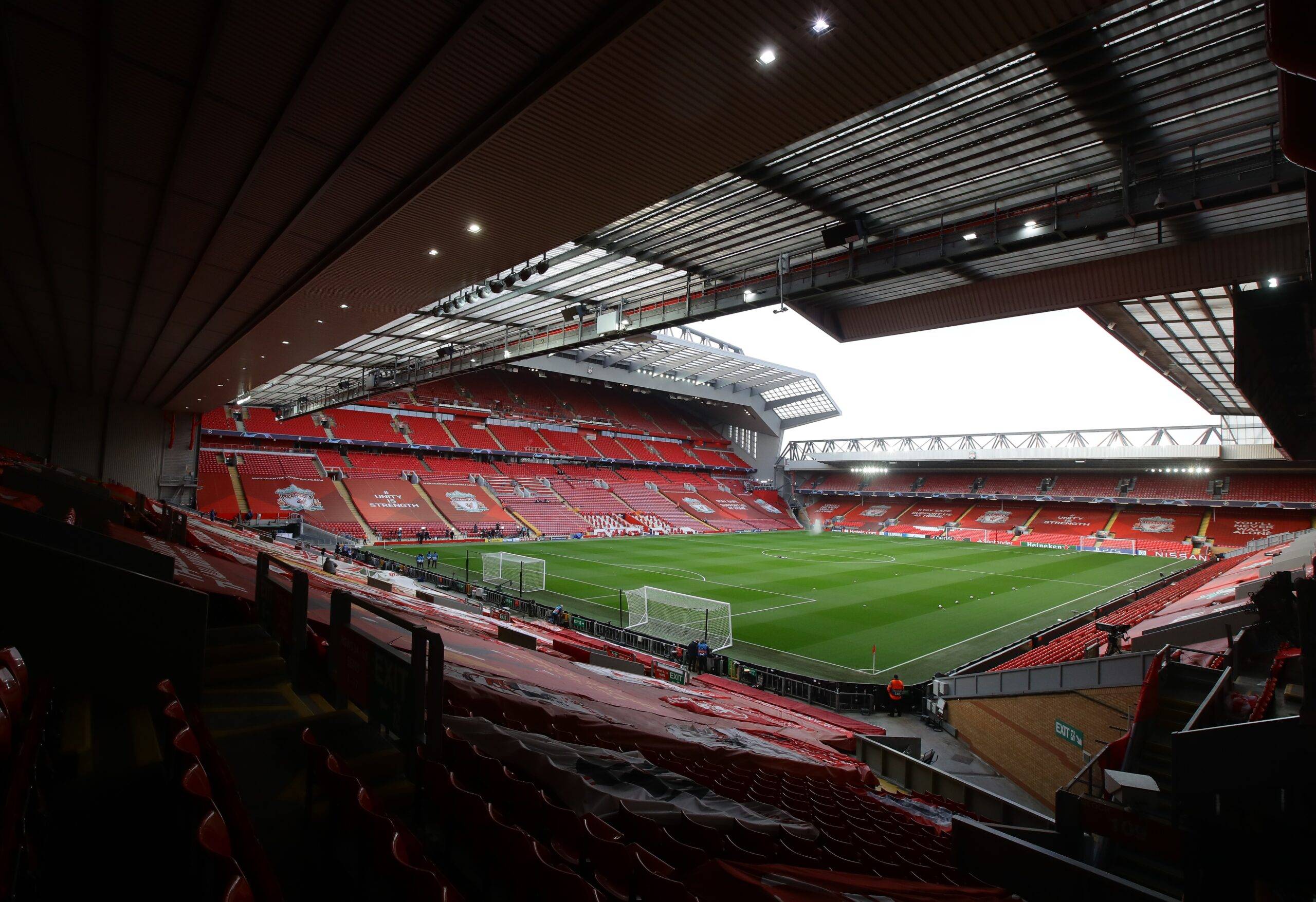 Liverpool play at Anfield.