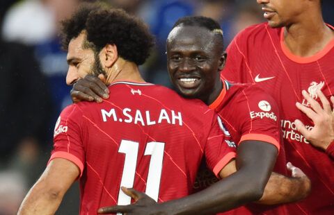 Liverpool's Salah and Mane.