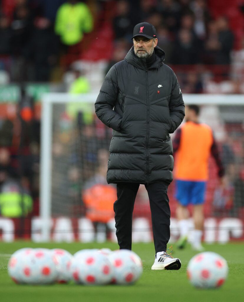 Liverpool's Klopp at Anfield.