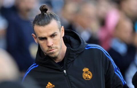 Bale in Real Madrid attire.