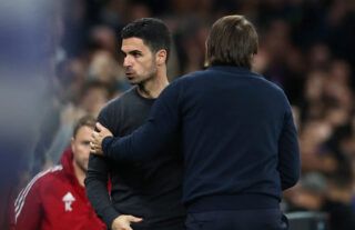 Antonio Conte has fired back at Mikel Arteta for his complaints after Tottenham 3-0 Arsenal