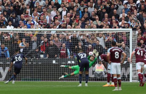 Lukasz Fabianski brilliantly saved Riyad Mahrez's late penalty as West Ham drew 2-2 with Man City in their Premier League clash