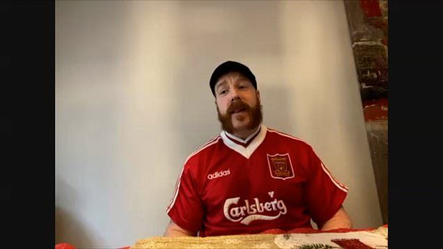 Sheamus goes all 1995 with his Liverpool shirt. 