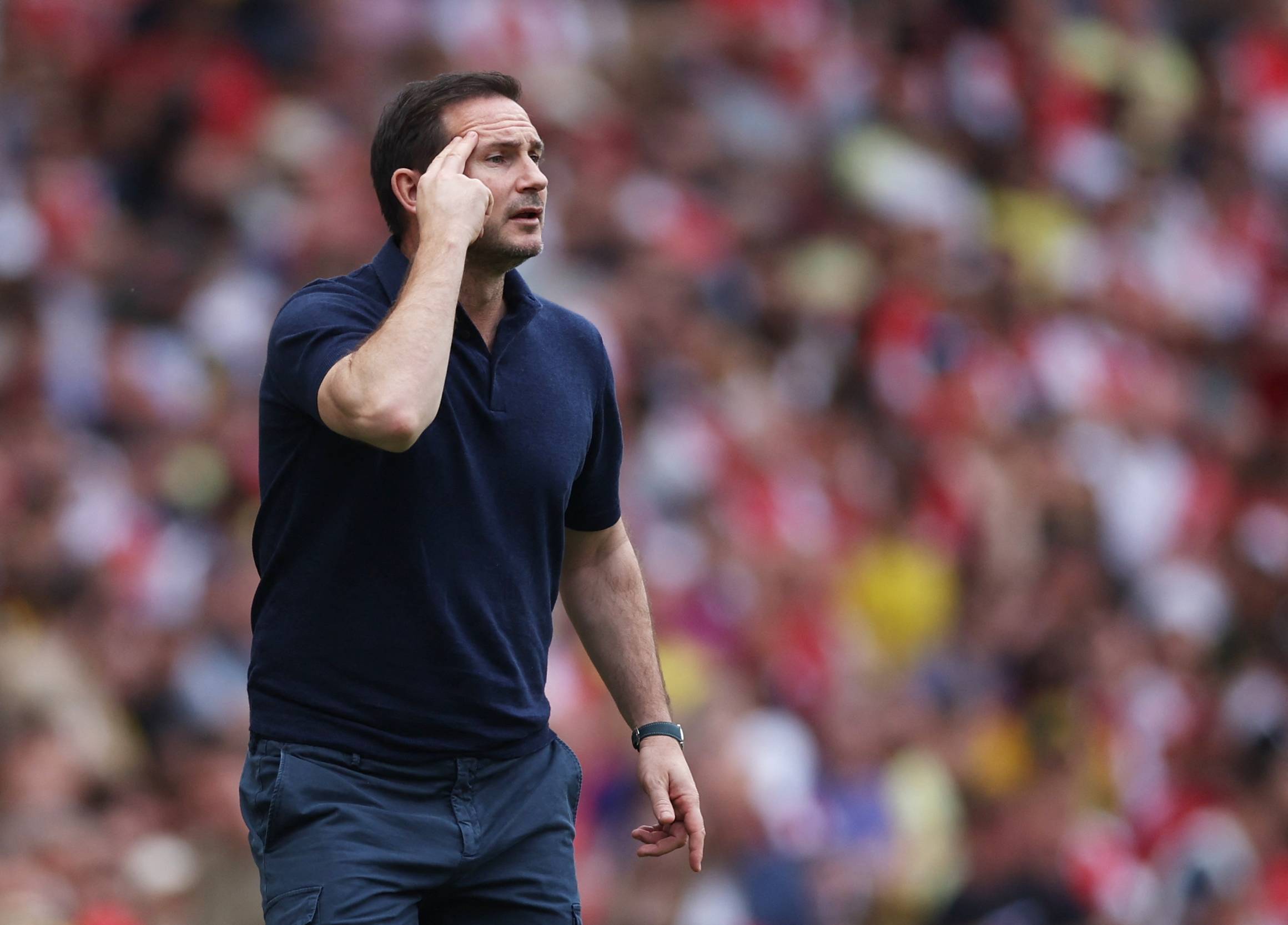Everton boss Frank Lampard calling for his players to stay focused