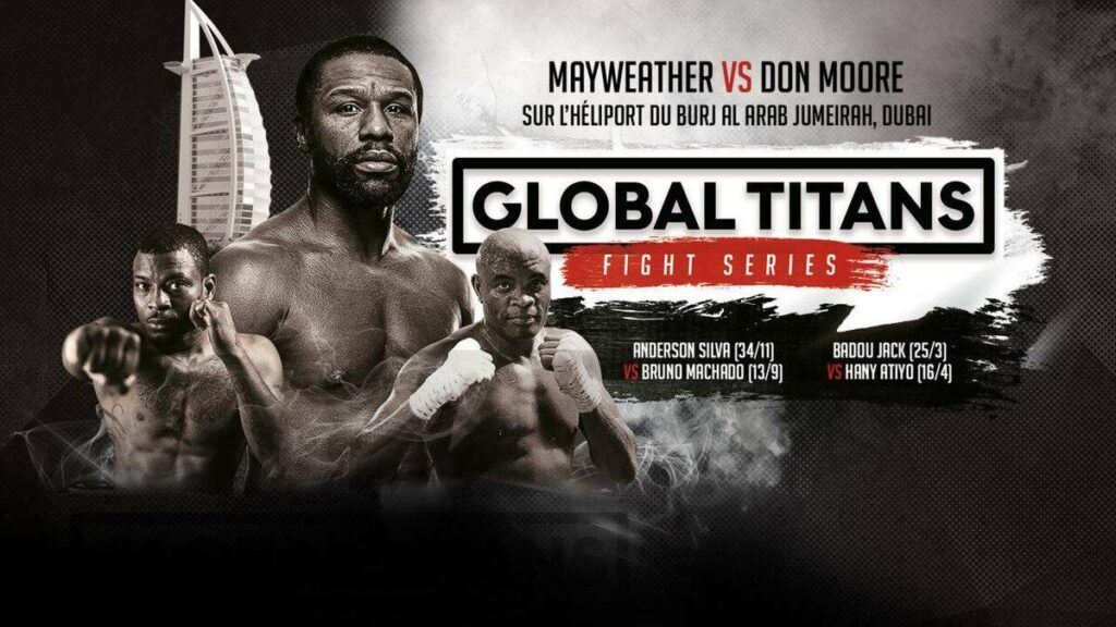 Floyd Mayweather vs Don Moore Poster