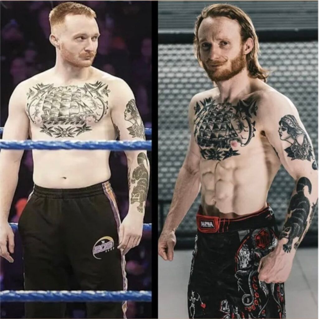 Jack Gallagher underwent a serious body transformation after leaving WWE