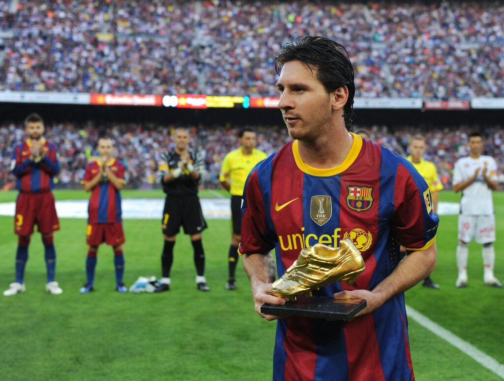 Messi has six European Golden Boots