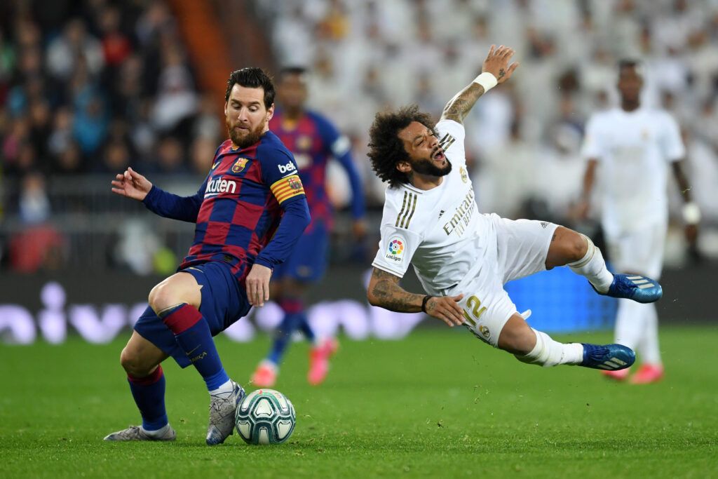 Marcelo v Messi: Real Madrid star's celebration of goal-saving tackle is still epic