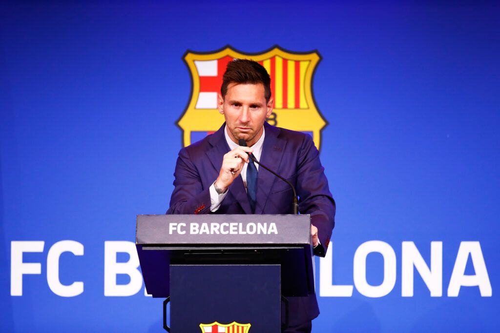 Barcelon were unable to re-sign Messi despite his reduced wage demands