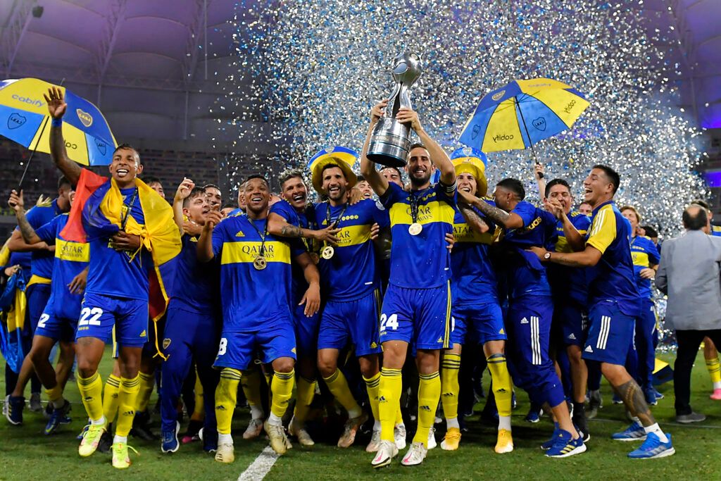 Boca Juniors have the same number of continental honours as Milan