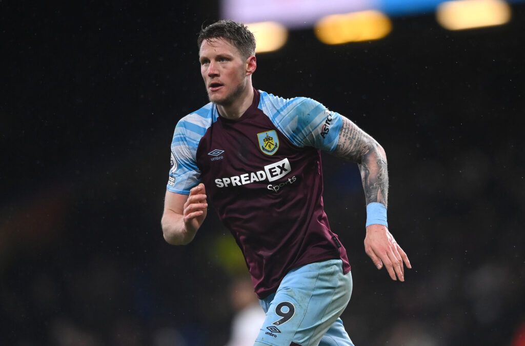 Wout Weghorst was relegated with Burnley