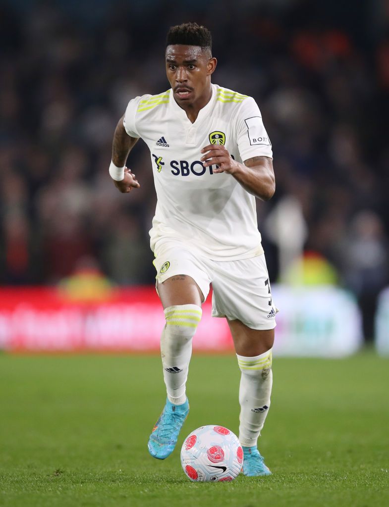 Junior Firpo with Leeds United