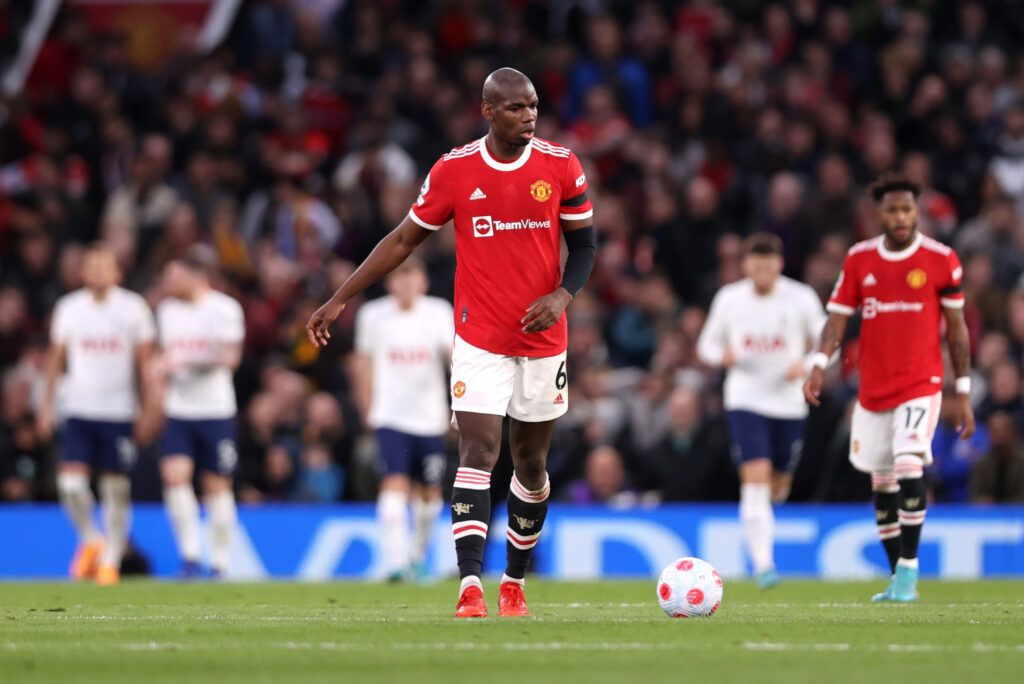 Paul Pogba in action for Man Utd