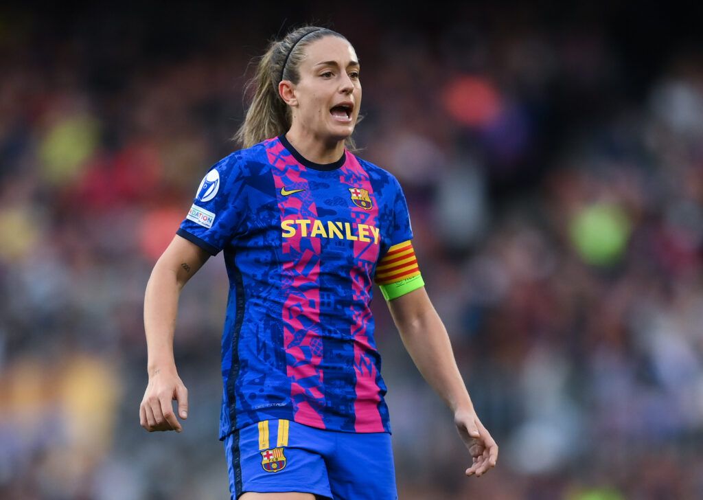 Alexia Putellas playing for Barcelona