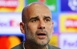 Pep Guardiola was baffled when asked if Man City will give Real Madrid a guard of honour before their Champions League tie